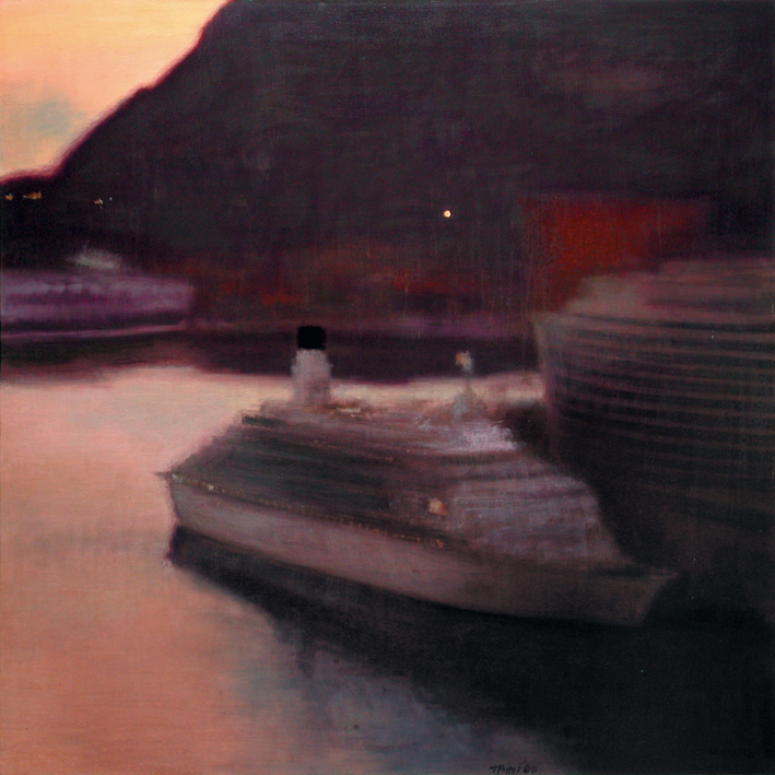 barco-en-atardecer-rojizo-150-x-150-cms-acrylic-on-canvas