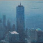 rascacielos 110 x 120 cm, acrylic on canvas 2019